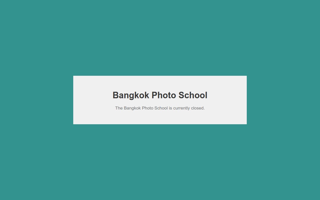 Bangkok Photo School logo
